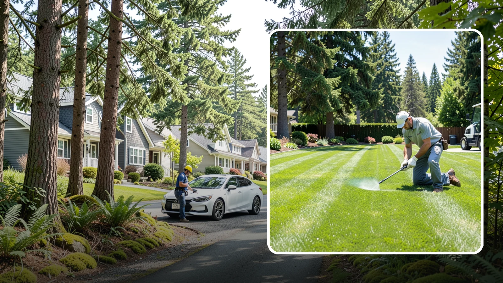 Lawn Disease Treatment in Normandy Park, King County, WA - Fungus and disease treatment that stops spreading lawn damage and restores healthy turf.