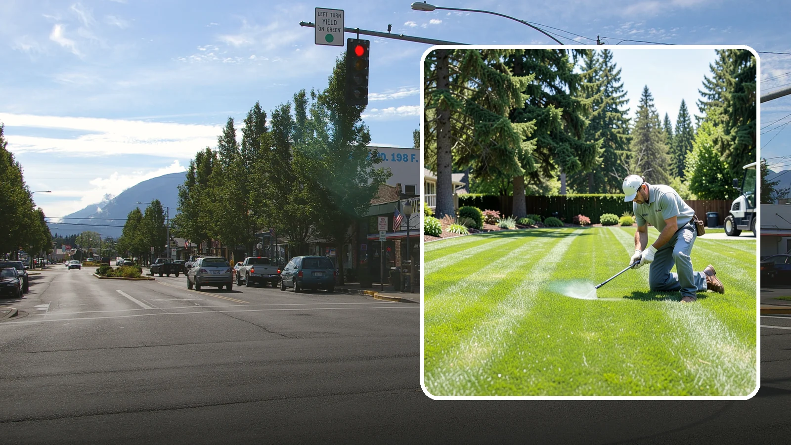 Lawn Disease Treatment in North Bend, King County, WA - Fungus and disease treatment that stops spreading lawn damage and restores healthy turf.