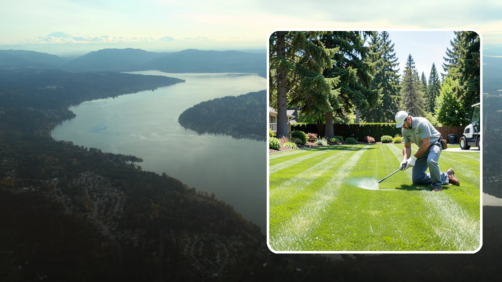 Lawn Disease Treatment in Sammamish, King County, WA - Fungus and disease treatment that stops spreading lawn damage and restores healthy turf.