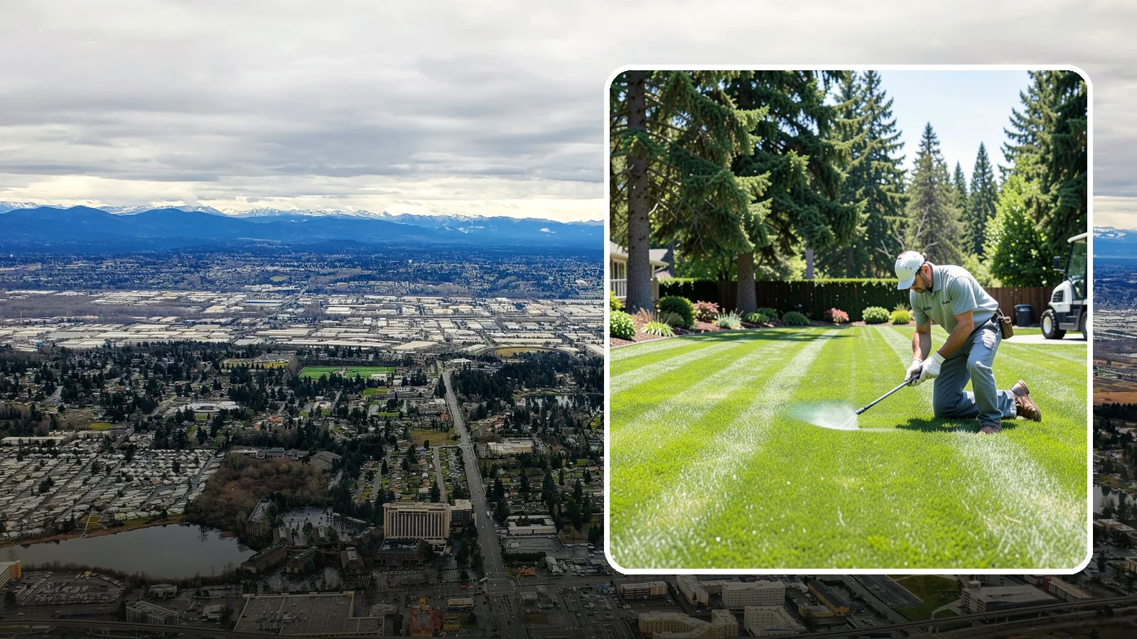 Lawn Disease Treatment in SeaTac, King County, WA - Fungus and disease treatment that stops spreading lawn damage and restores healthy turf.