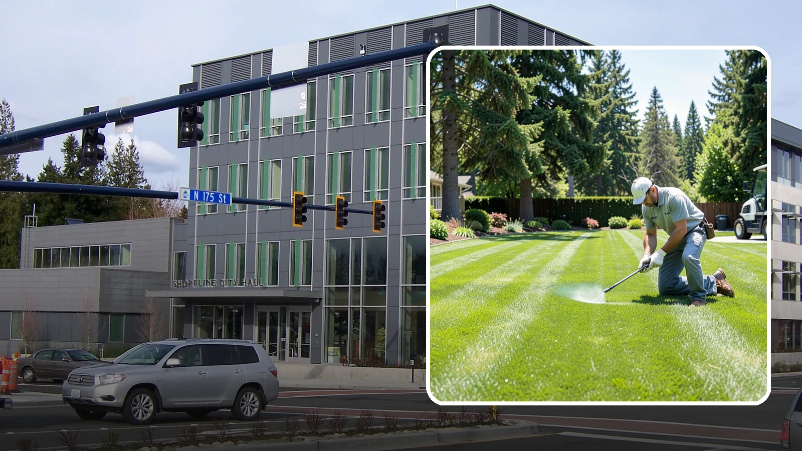 Lawn Disease Treatment in Shoreline, King County, WA - Fungus and disease treatment that stops spreading lawn damage and restores healthy turf.