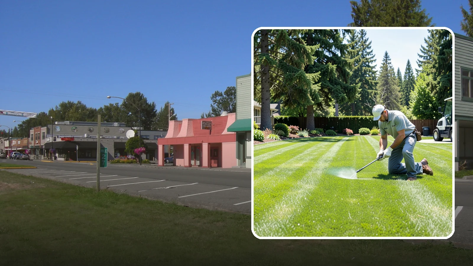 Lawn Disease Treatment in Snoqualmie, King County, WA - Fungus and disease treatment that stops spreading lawn damage and restores healthy turf.
