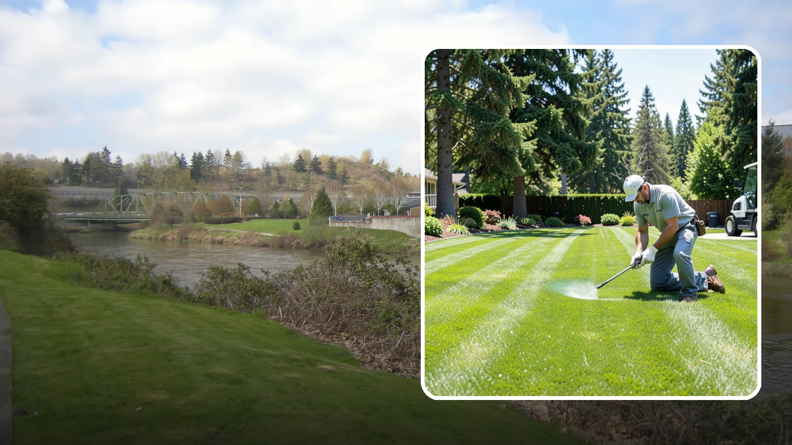 Lawn Disease Treatment in Tukwila, King County, WA - Fungus and disease treatment that stops spreading lawn damage and restores healthy turf.