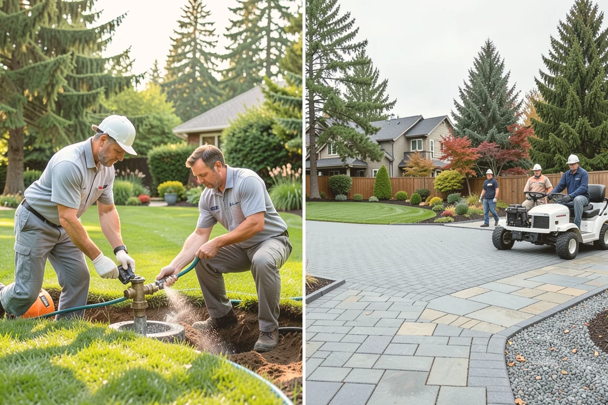 Lawn Edging in Algona, King County, WA - Mark the edge line along hardscapes and beds