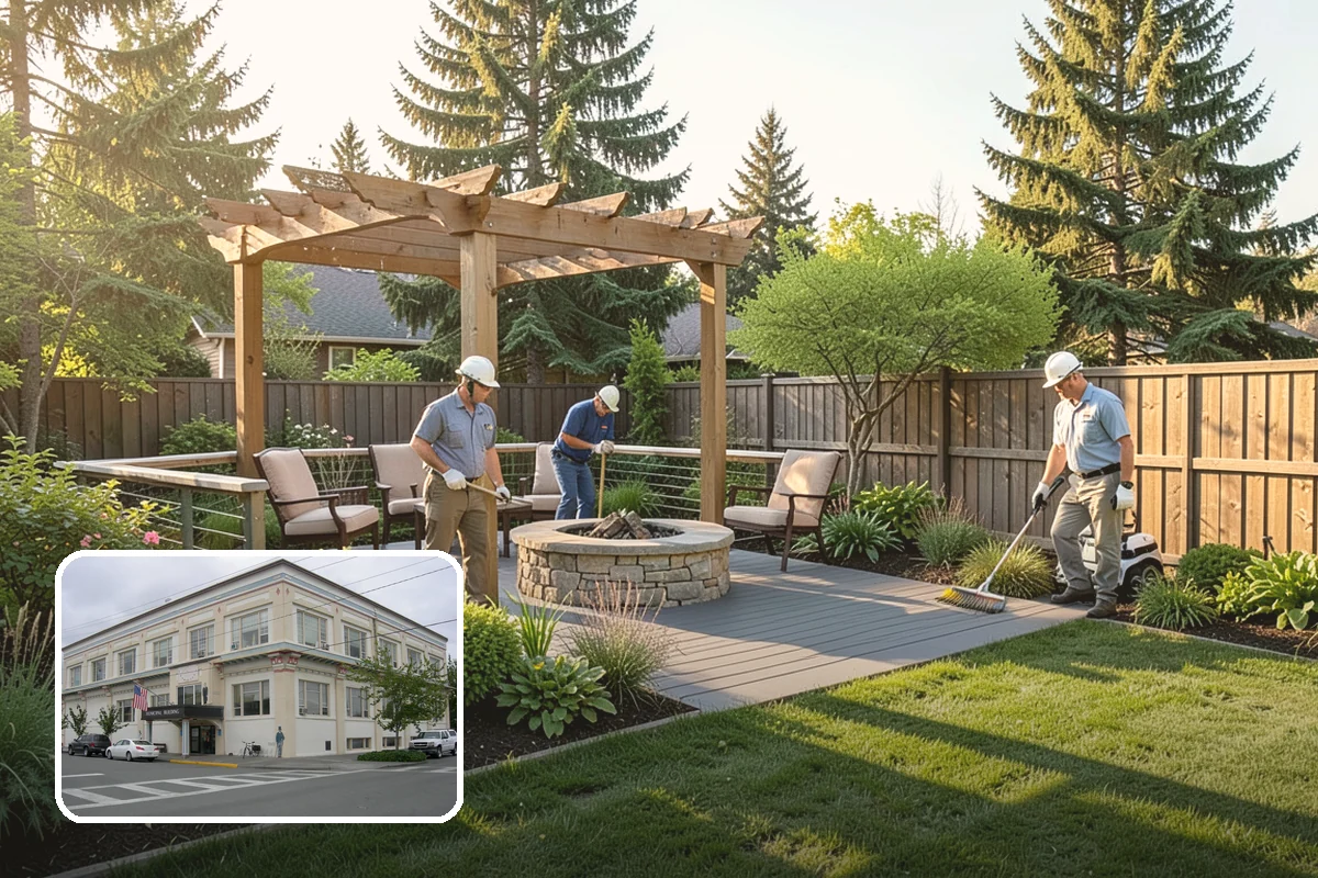 Lawn Edging in Anacortes, Skagit County, WA - Sharp defined borders that frame the whole yard