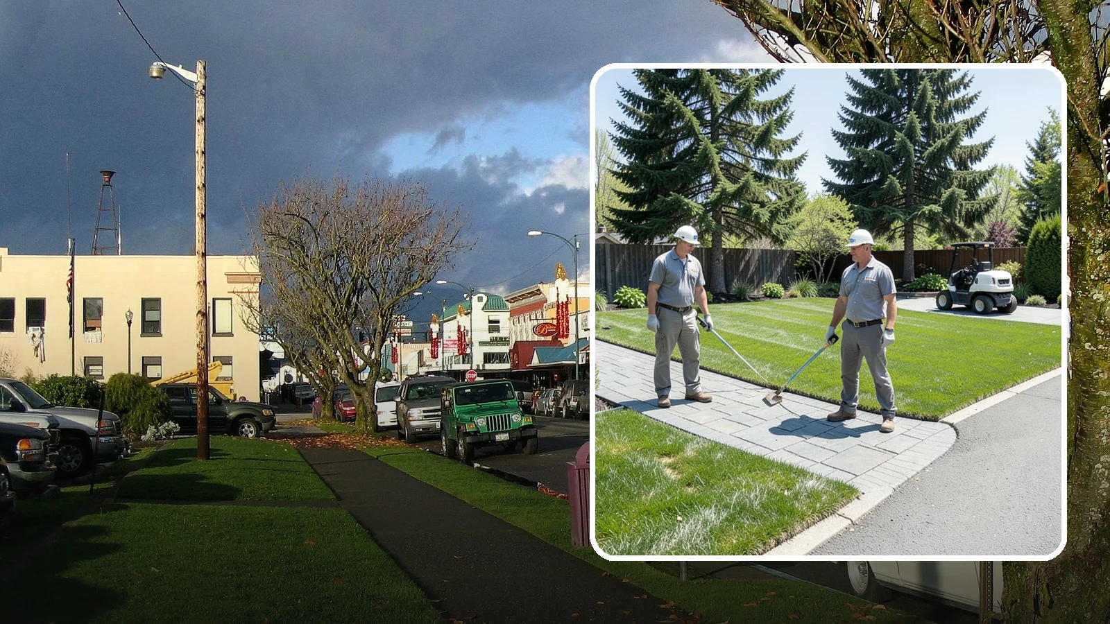 Lawn Edging in Arlington, Snohomish County, WA - Crisp lawn edges that give your yard a clean, finished border along walkways, driveways, and beds.