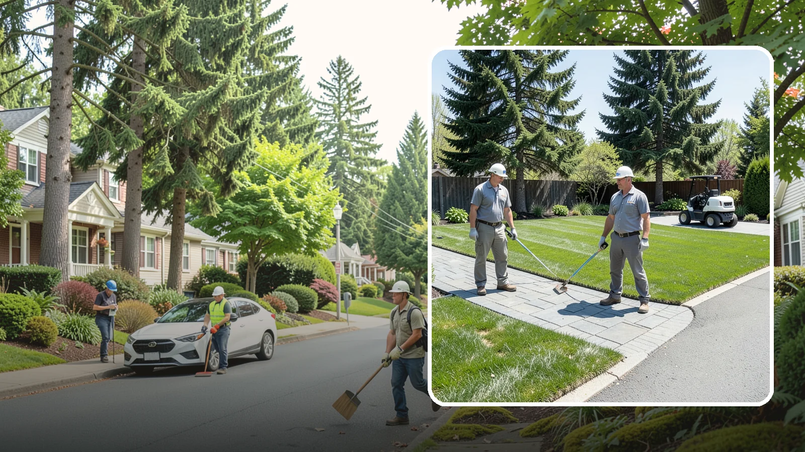 Lawn Edging in Beaux Arts Village, King County, WA - Crisp lawn edges that give your yard a clean, finished border along walkways, driveways, and beds.