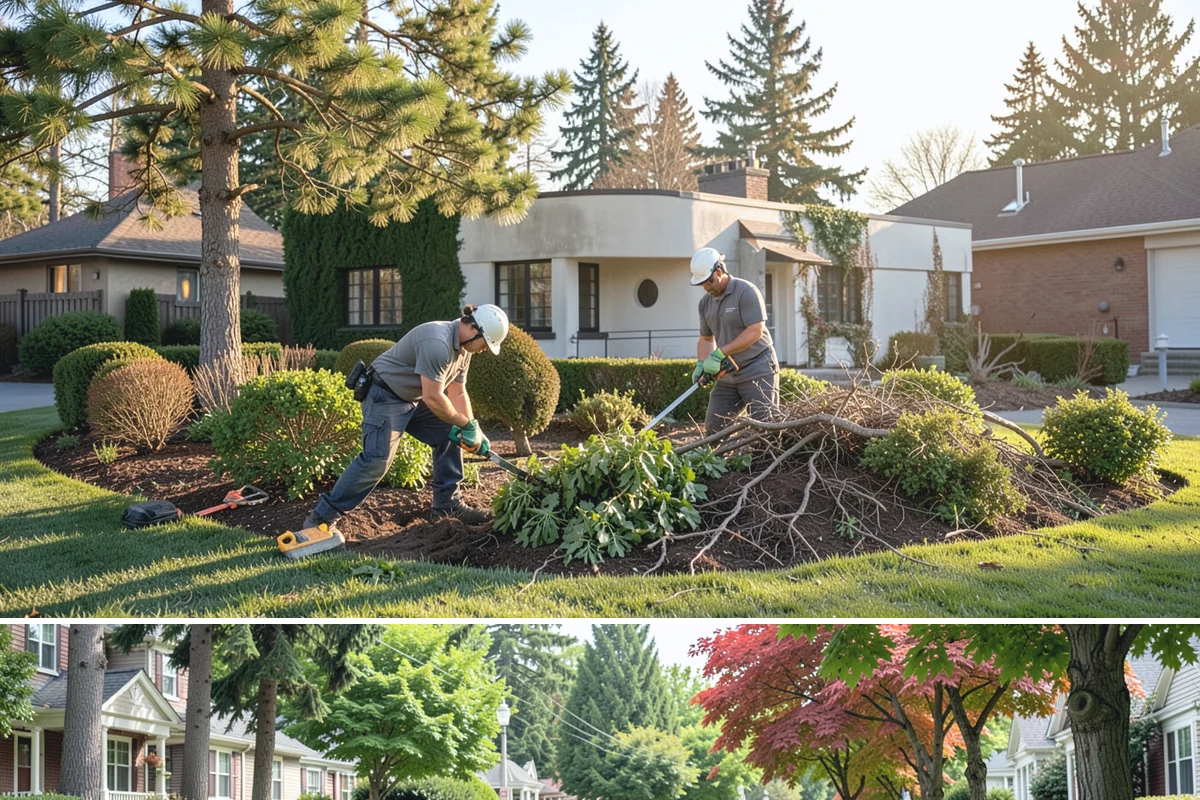 Lawn Edging in Beaux Arts Village, King County, WA - Best maintained through the growing season alongside regular mowing
