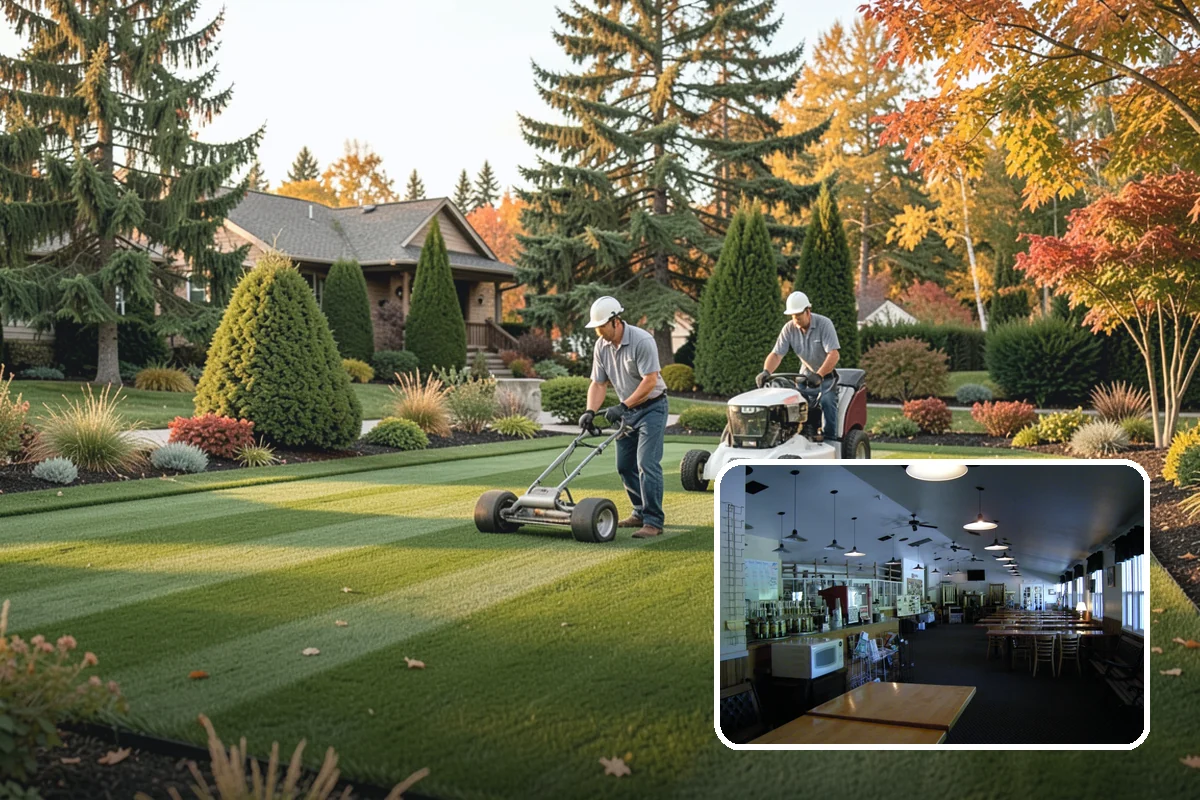 Lawn Edging in Black Diamond, King County, WA - Sharp defined borders that frame the whole yard