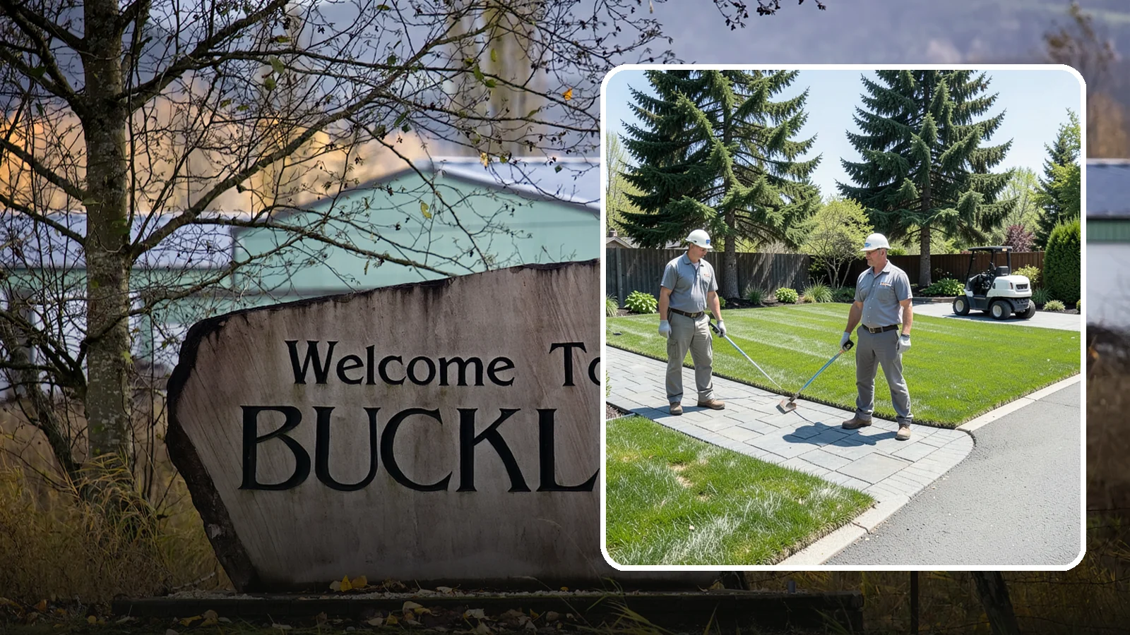 Lawn Edging in Buckley, Pierce County, WA - Crisp lawn edges that give your yard a clean, finished border along walkways, driveways, and beds.