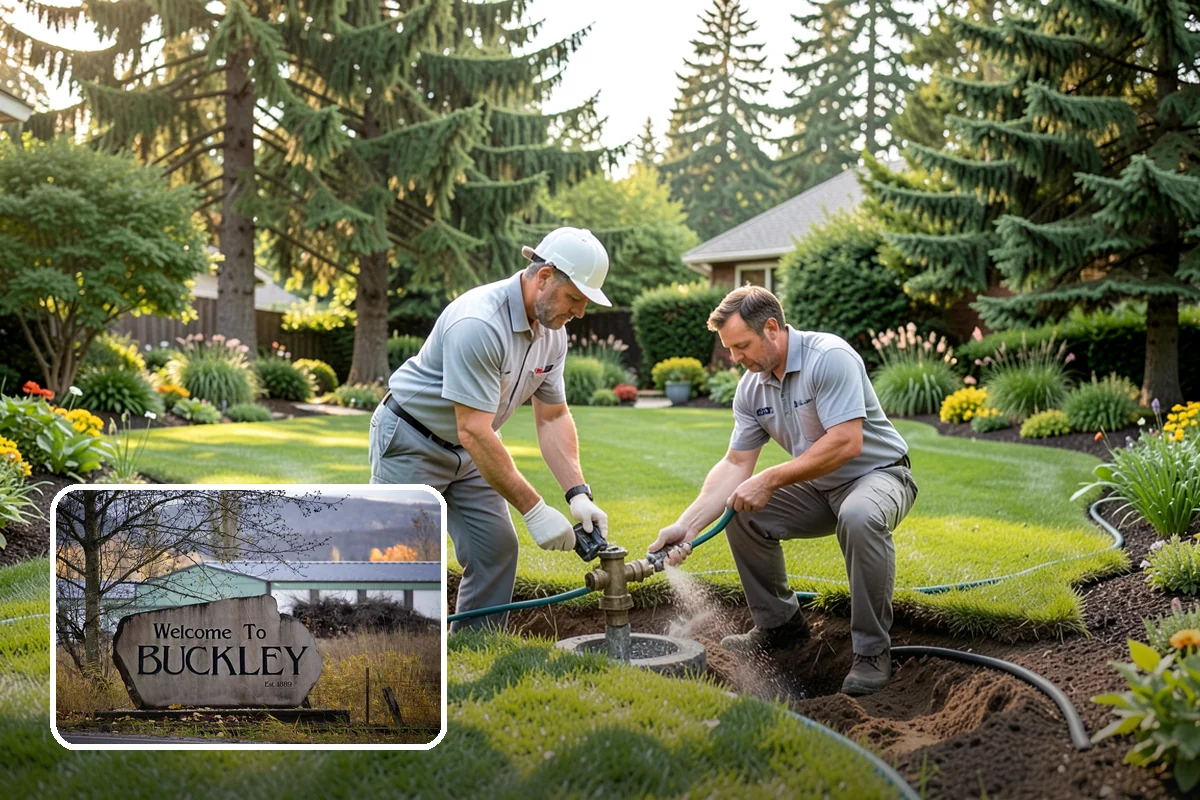 Lawn Edging in Buckley, Pierce County, WA - Sharp defined borders that frame the whole yard