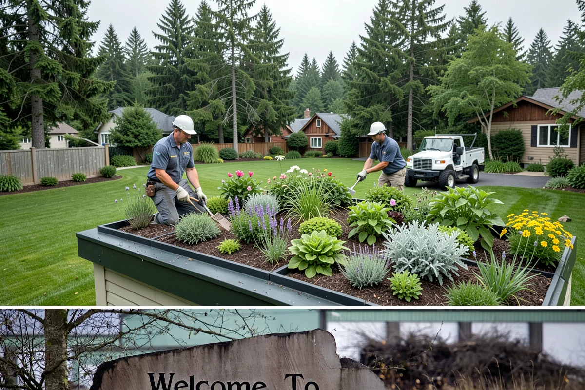Lawn Edging in Buckley, Pierce County, WA - Best maintained through the growing season alongside regular mowing