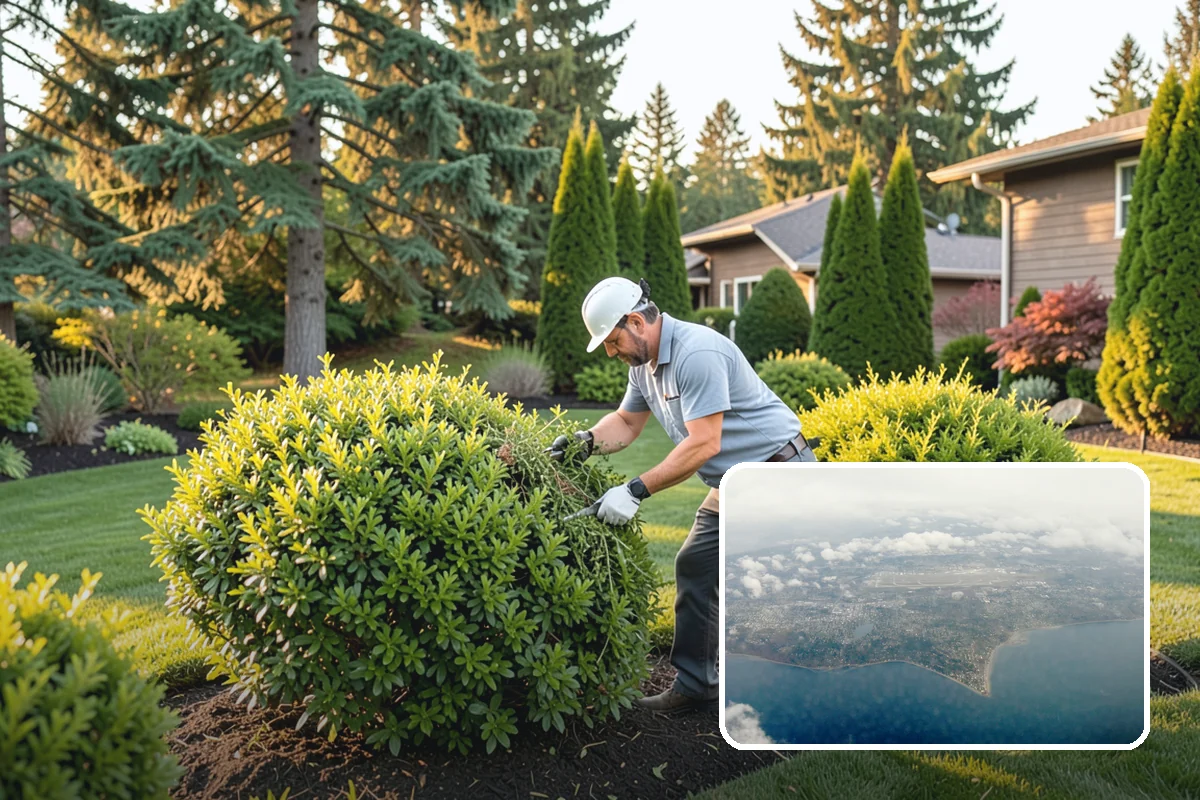 Lawn Edging in Burien, King County, WA - Sharp defined borders that frame the whole yard