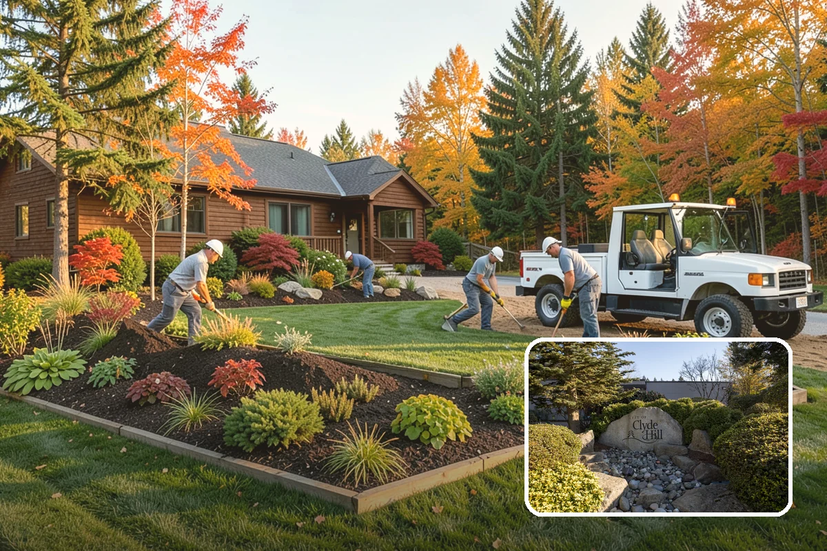 Lawn Edging in Clyde Hill, King County, WA - Sharp defined borders that frame the whole yard