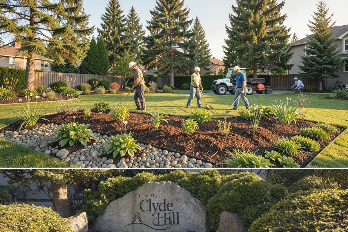 Lawn Edging in Clyde Hill, King County, WA - Best maintained through the growing season alongside regular mowing