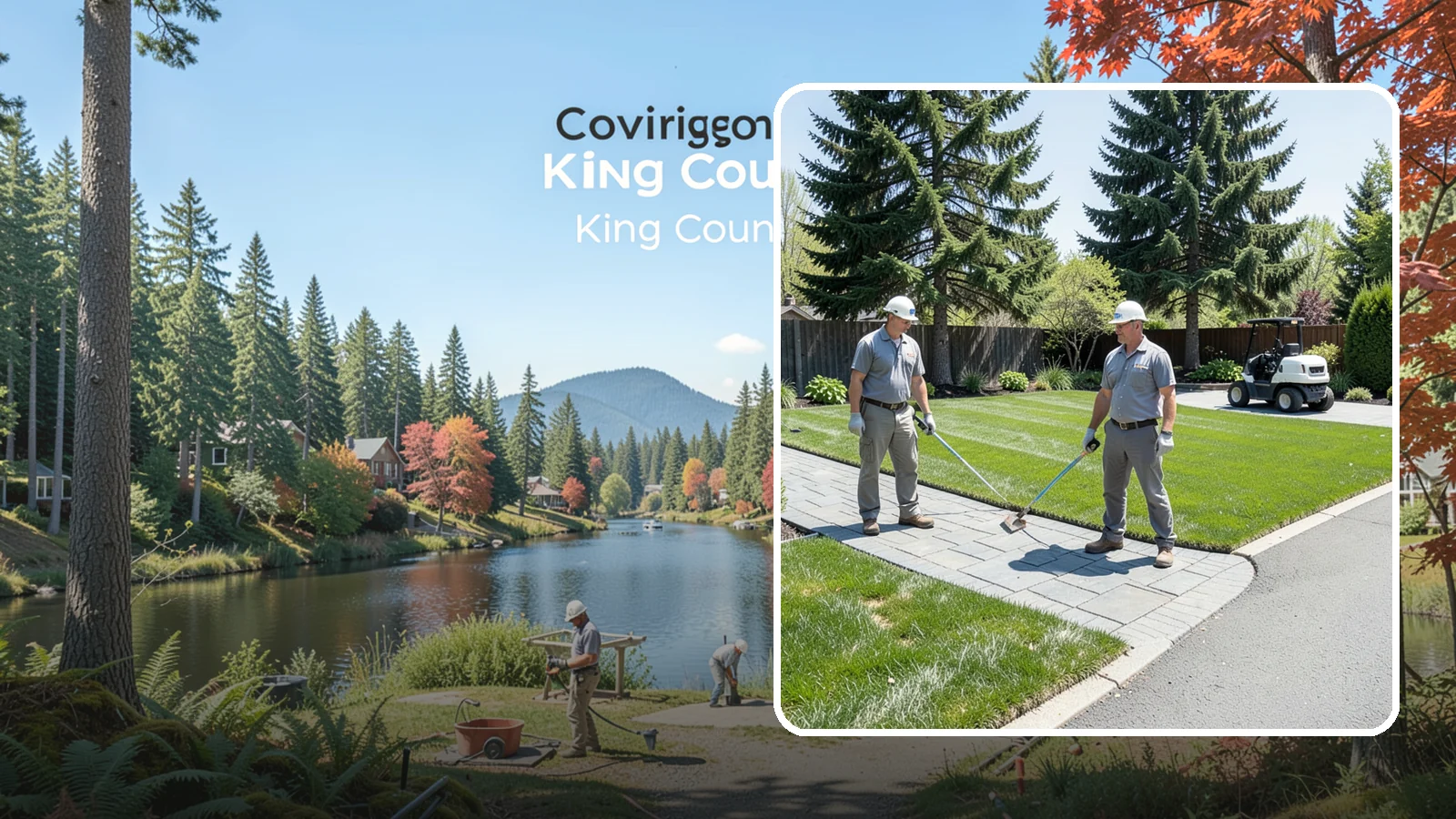 Lawn Edging in Covington, King County, WA - Crisp lawn edges that give your yard a clean, finished border along walkways, driveways, and beds.