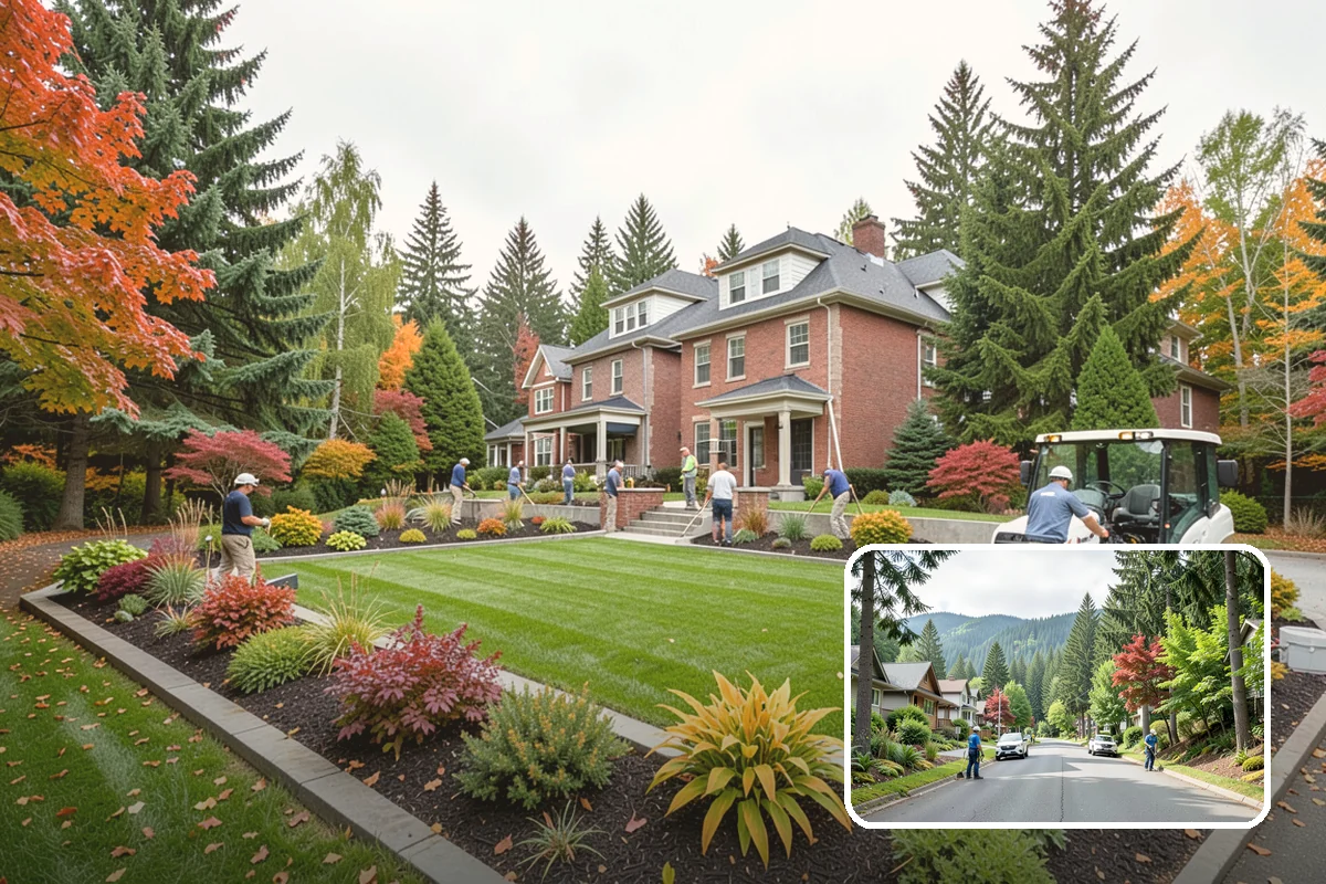 Lawn Edging in Darrington, Snohomish County, WA - Sharp defined borders that frame the whole yard