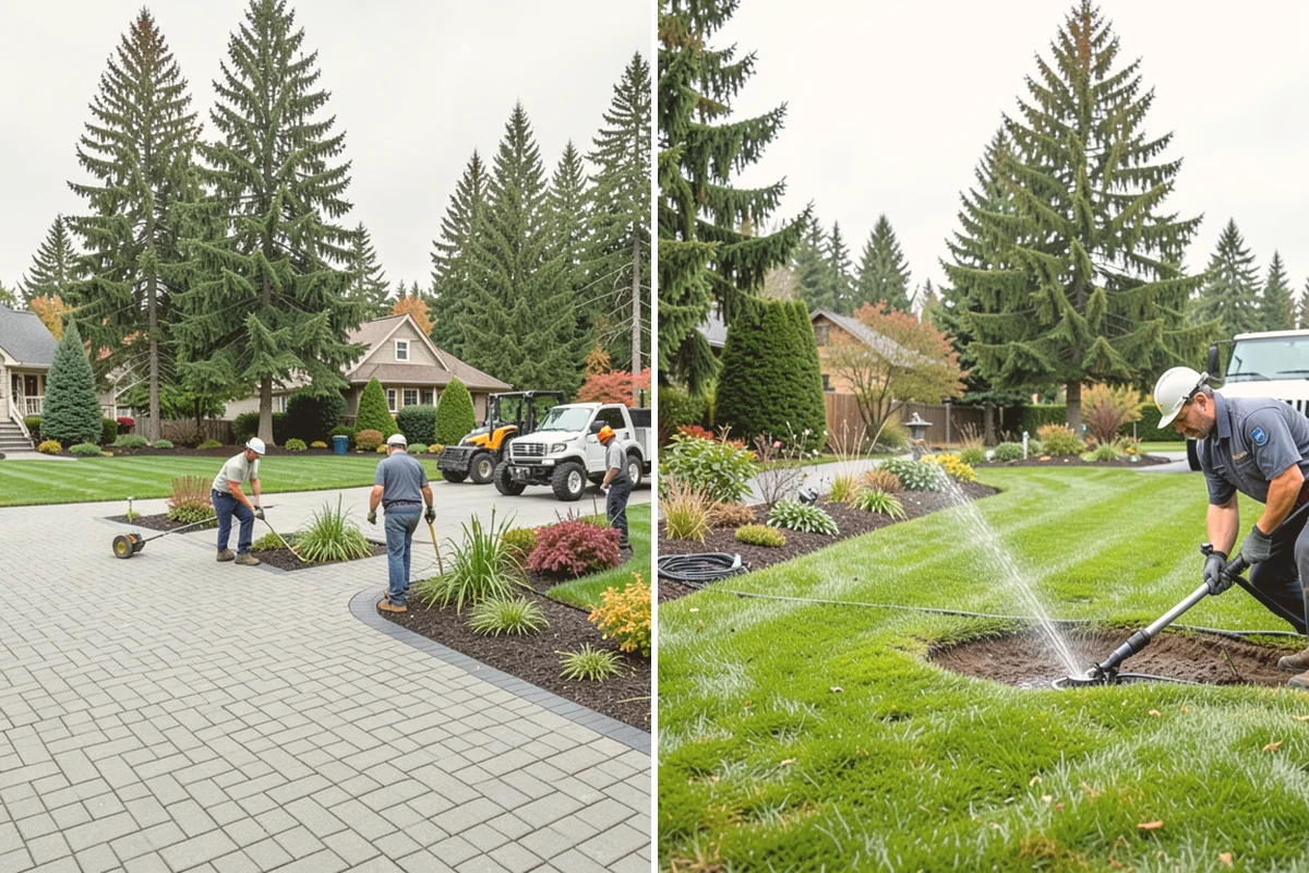 Lawn Edging in Eatonville, Pierce County, WA - Mark the edge line along hardscapes and beds