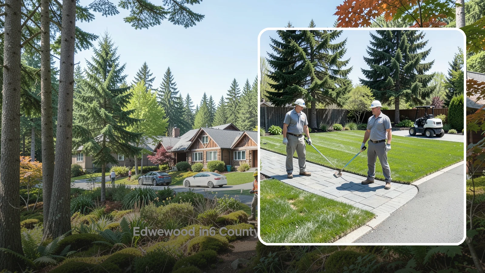 Lawn Edging in Edgewood, Pierce County, WA - Crisp lawn edges that give your yard a clean, finished border along walkways, driveways, and beds.