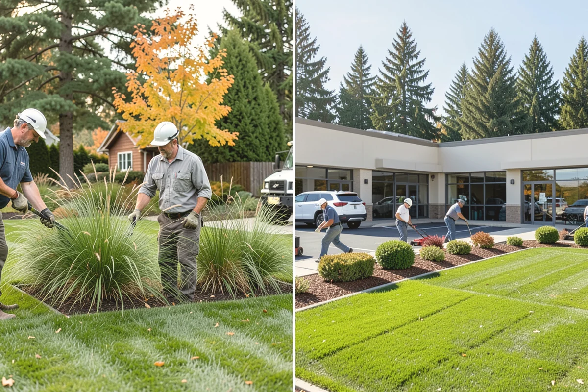 Lawn Edging in Edgewood, Pierce County, WA - Mark the edge line along hardscapes and beds