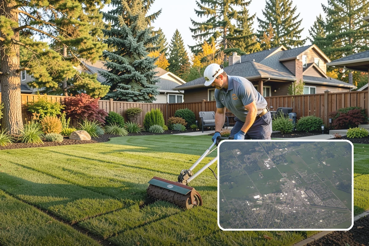 Lawn Edging in Enumclaw, King County, WA - Sharp defined borders that frame the whole yard