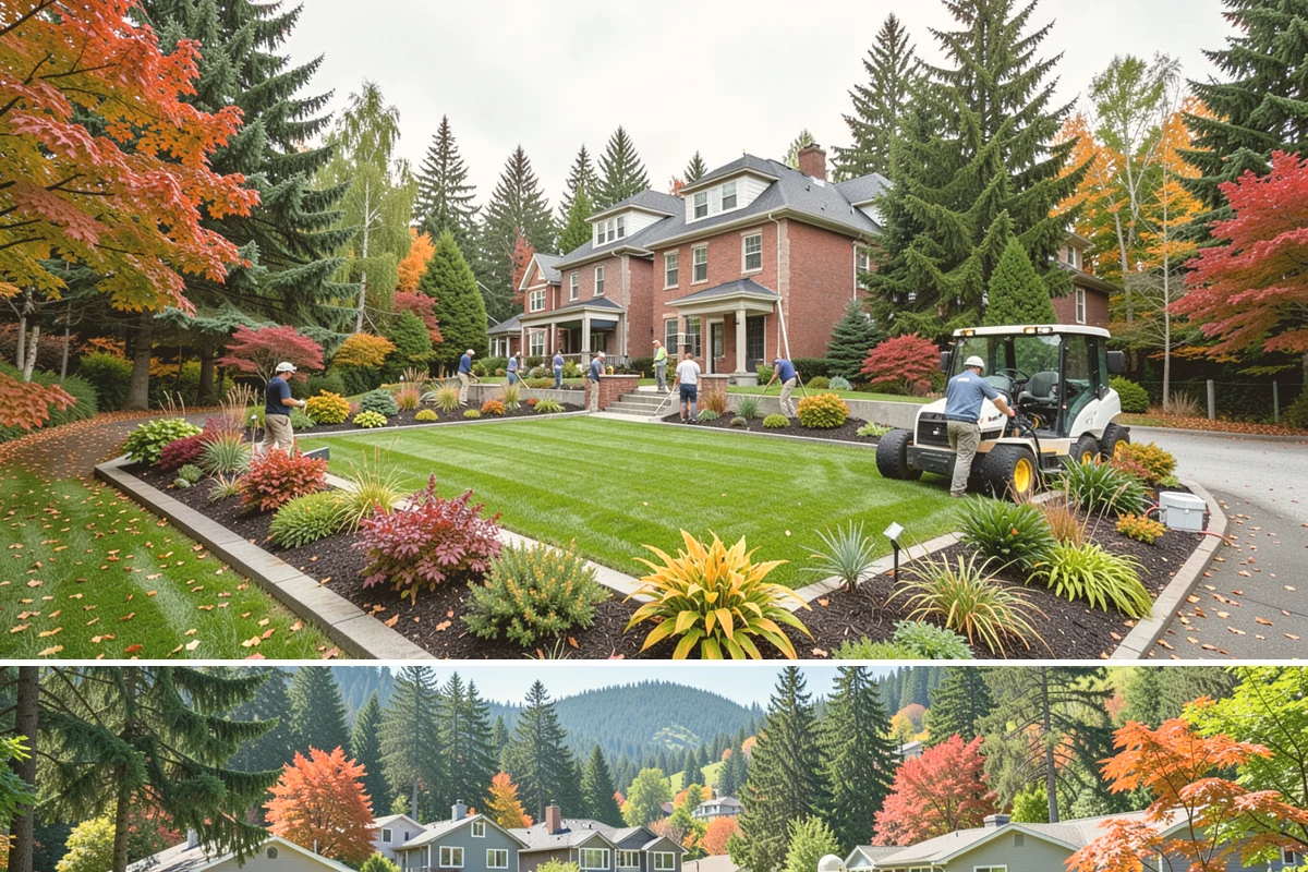 Lawn Edging in Fircrest, Pierce County, WA - Best maintained through the growing season alongside regular mowing