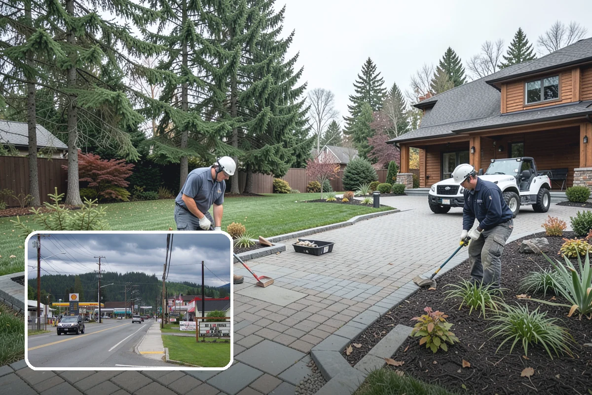 Lawn Edging in Granite Falls, Snohomish County, WA - Sharp defined borders that frame the whole yard