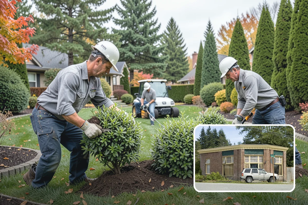 Lawn Edging in Hamilton, Skagit County, WA - Sharp defined borders that frame the whole yard