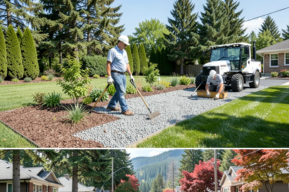 Lawn Edging in Hunts Point, King County, WA - Best maintained through the growing season alongside regular mowing