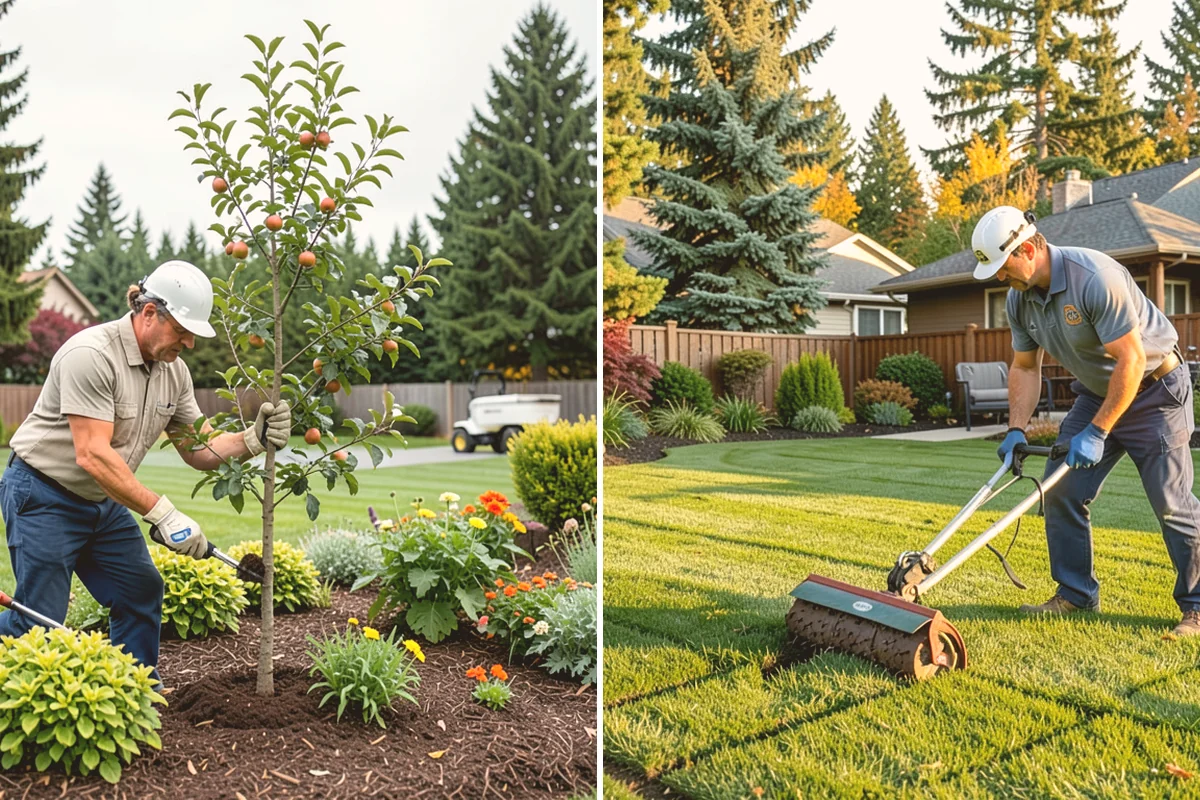 Lawn Edging in Index, Snohomish County, WA - Mark the edge line along hardscapes and beds