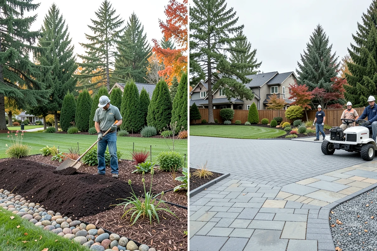 Lawn Edging in Kenmore, King County, WA - Mark the edge line along hardscapes and beds