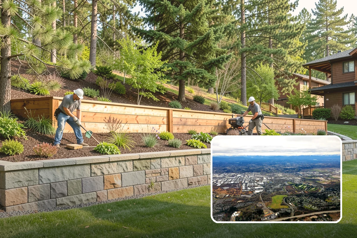 Lawn Edging in Kent, King County, WA - Sharp defined borders that frame the whole yard