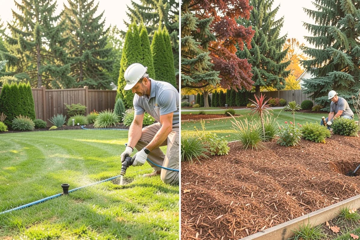 Lawn Edging in Kirkland, King County, WA - Mark the edge line along hardscapes and beds