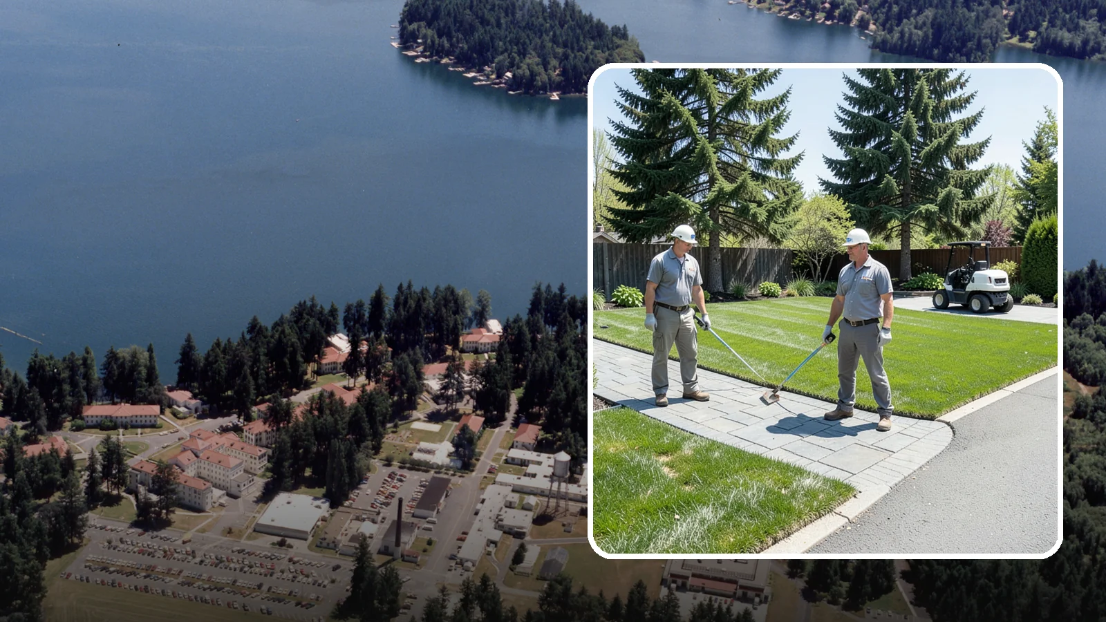 Lawn Edging in Lakewood, Pierce County, WA - Crisp lawn edges that give your yard a clean, finished border along walkways, driveways, and beds.