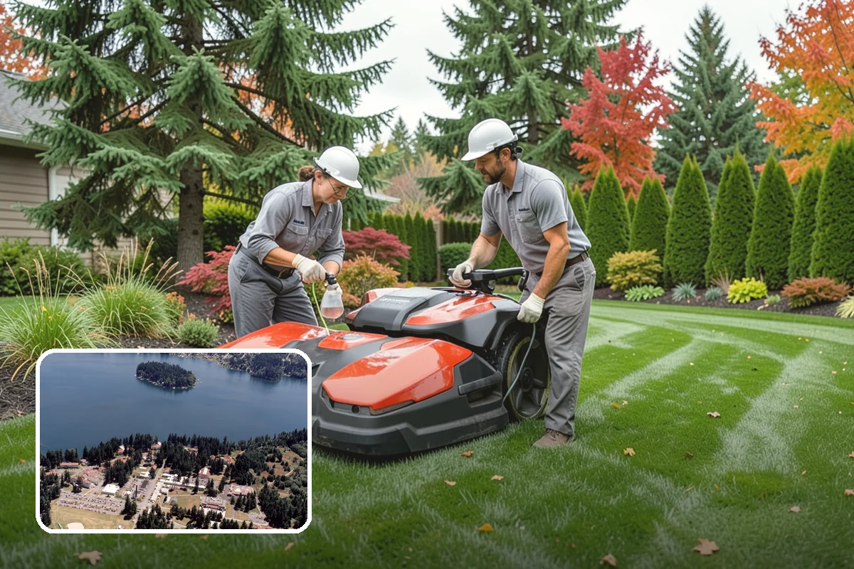 Lawn Edging in Lakewood, Pierce County, WA - Sharp defined borders that frame the whole yard