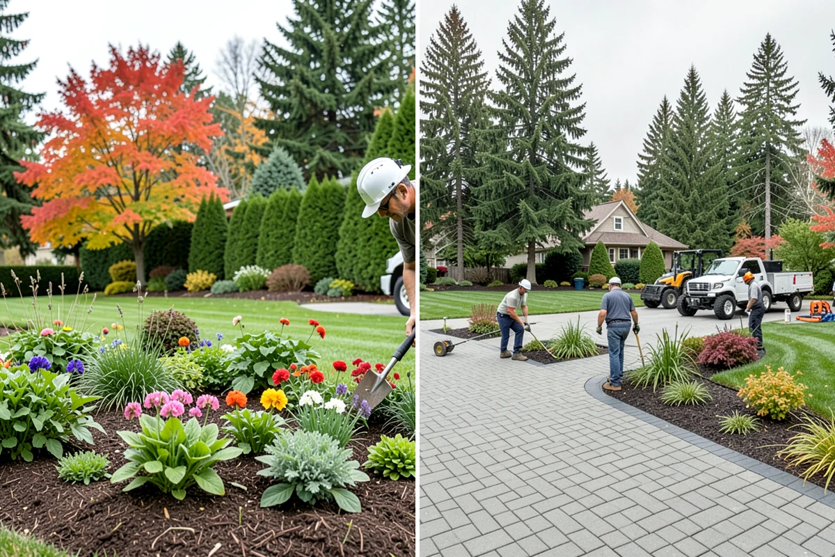 Lawn Edging in Lakewood, Pierce County, WA - Mark the edge line along hardscapes and beds