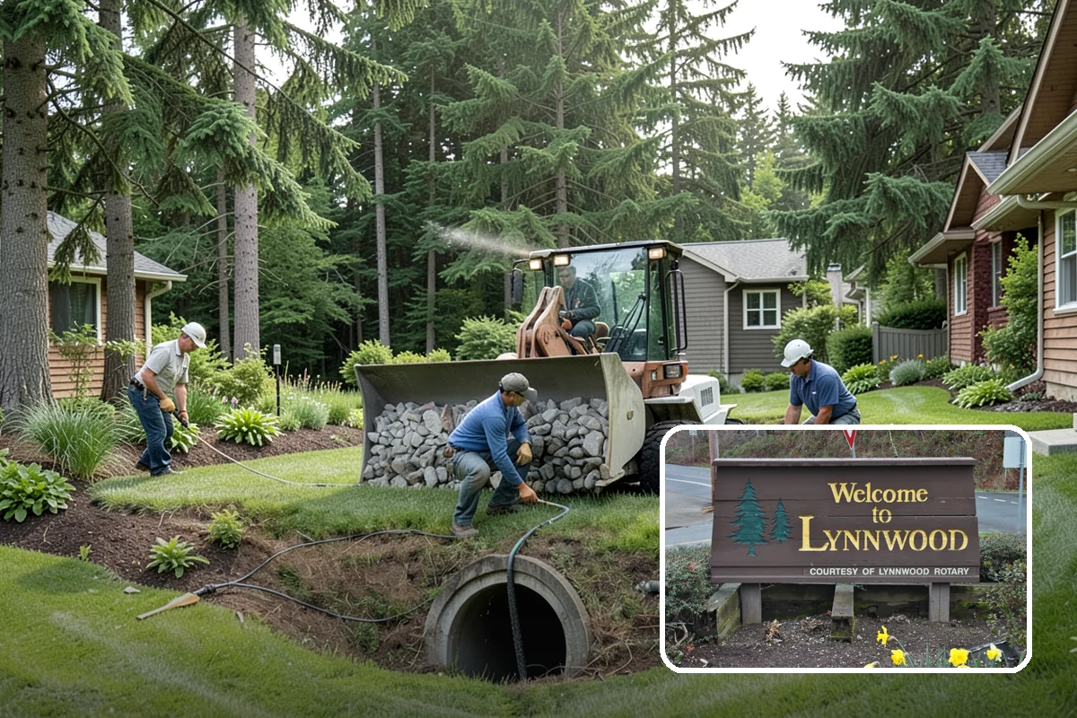 Lawn Edging in Lynnwood, Snohomish County, WA - Sharp defined borders that frame the whole yard