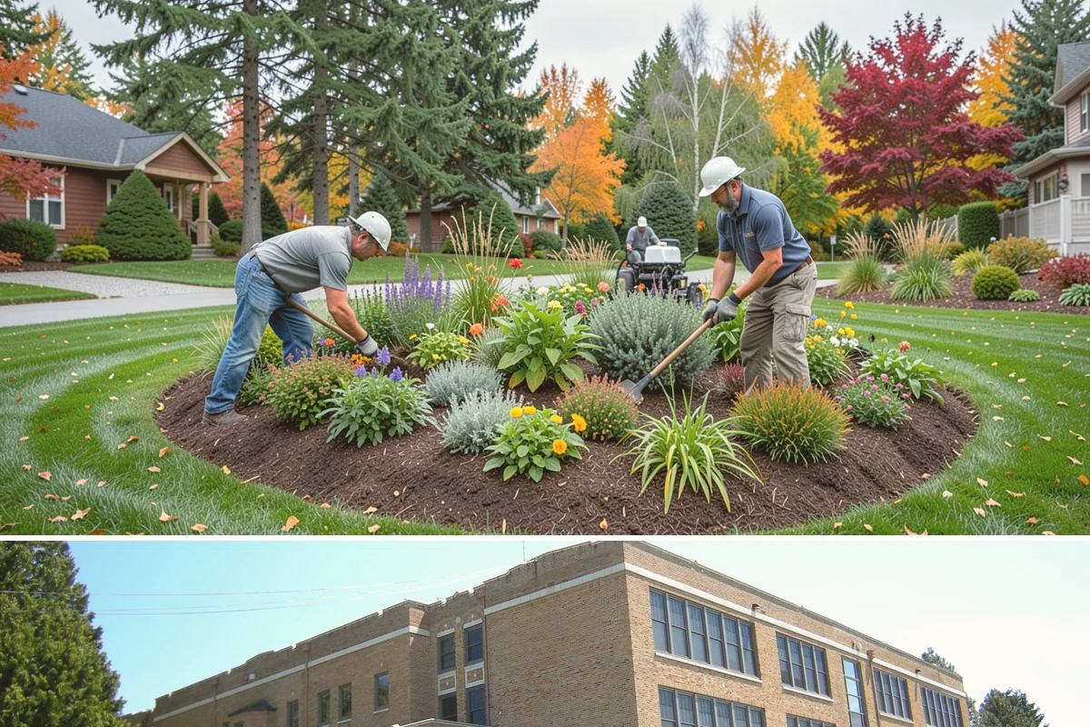 Lawn Edging in Maple Valley, King County, WA - Best maintained through the growing season alongside regular mowing