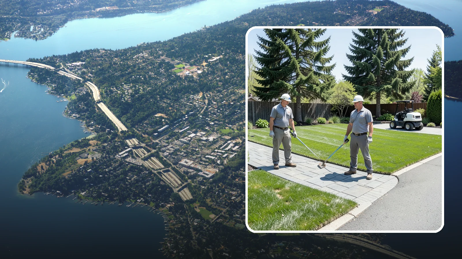 Lawn Edging in Mercer Island, King County, WA - Crisp lawn edges that give your yard a clean, finished border along walkways, driveways, and beds.