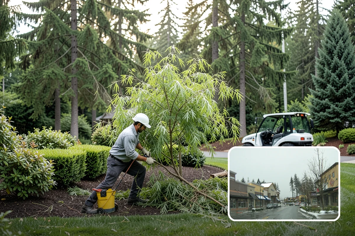 Lawn Edging in Mill Creek, Snohomish County, WA - Sharp defined borders that frame the whole yard