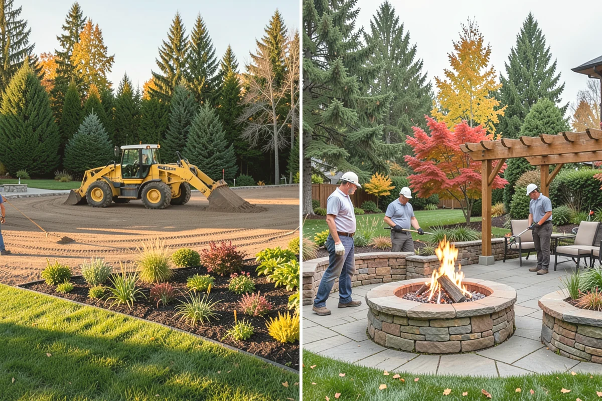 Lawn Edging in Mill Creek, Snohomish County, WA - Mark the edge line along hardscapes and beds