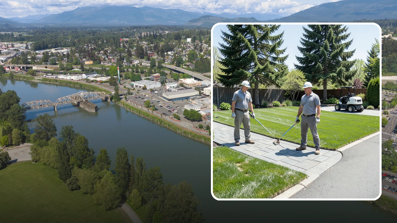 Lawn Edging in Mount Vernon, Skagit County, WA - Crisp lawn edges that give your yard a clean, finished border along walkways, driveways, and beds.