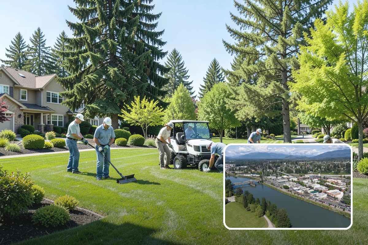 Lawn Edging in Mount Vernon, Skagit County, WA - Sharp defined borders that frame the whole yard