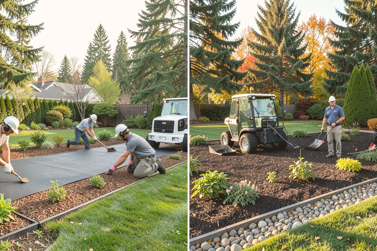 Lawn Edging in Mount Vernon, Skagit County, WA - Mark the edge line along hardscapes and beds