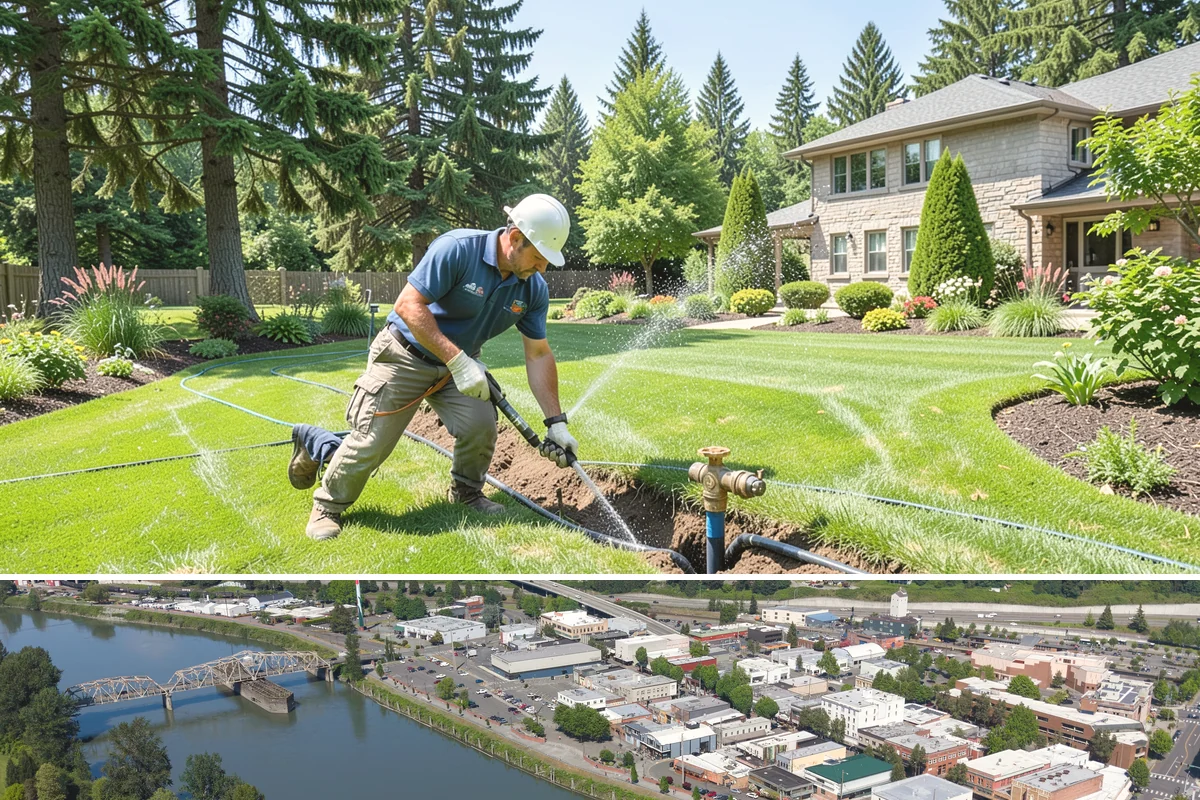 Lawn Edging in Mount Vernon, Skagit County, WA - Best maintained through the growing season alongside regular mowing