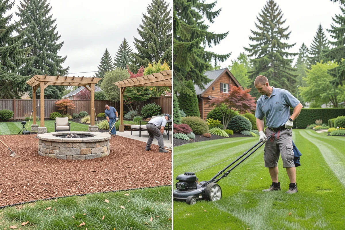 Lawn Edging in Mountlake Terrace, Snohomish County, WA - Mark the edge line along hardscapes and beds