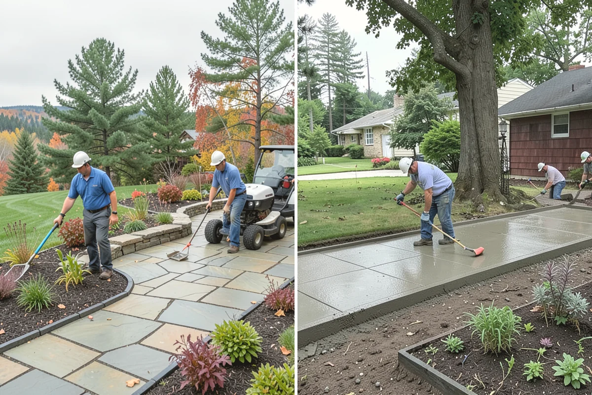 Lawn Edging in Mukilteo, Snohomish County, WA - Mark the edge line along hardscapes and beds