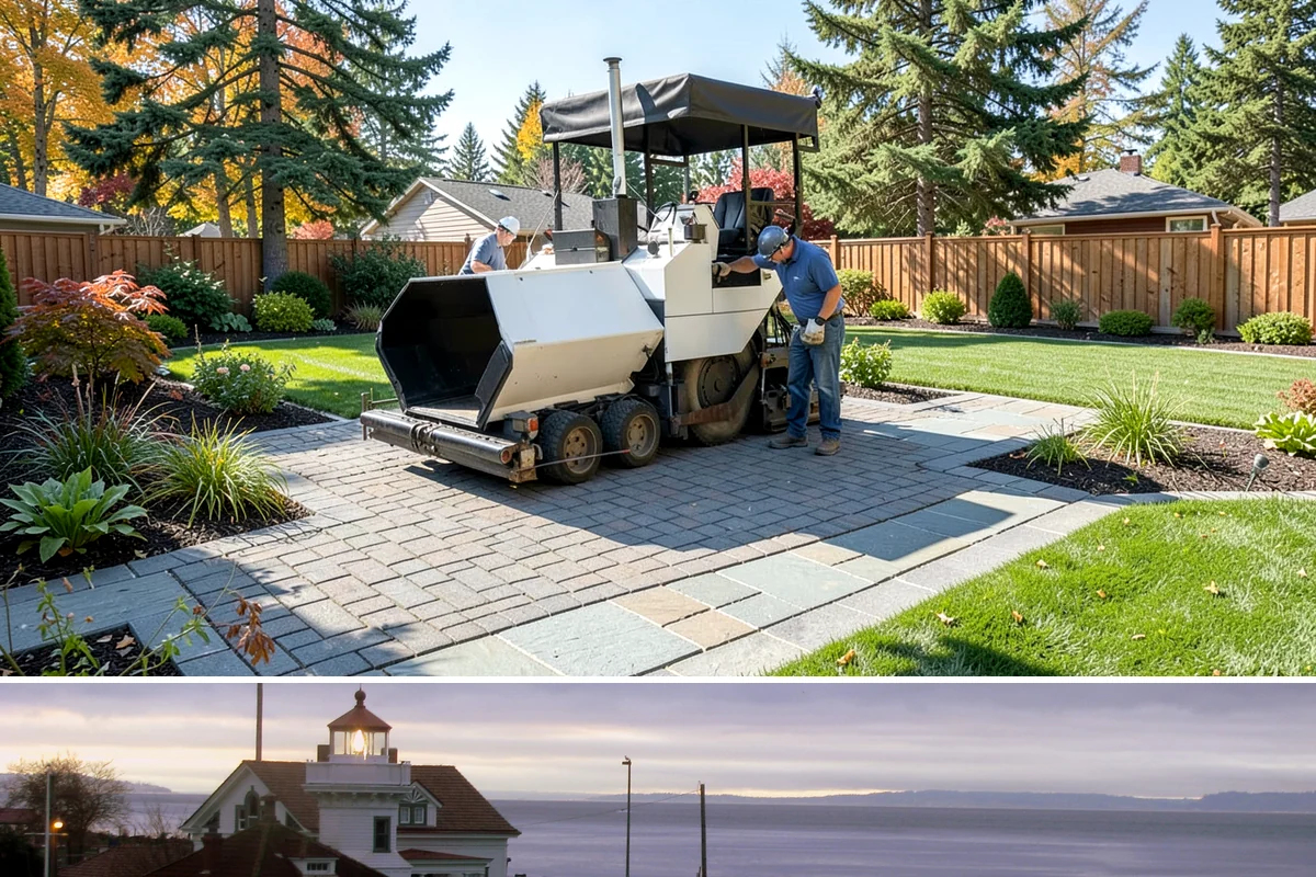 Lawn Edging in Mukilteo, Snohomish County, WA - Best maintained through the growing season alongside regular mowing