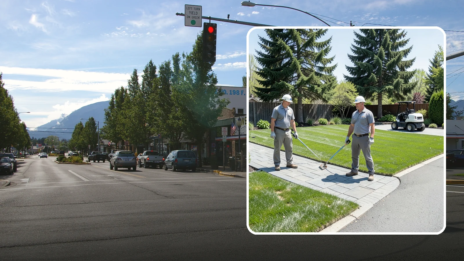 Lawn Edging in North Bend, King County, WA - Crisp lawn edges that give your yard a clean, finished border along walkways, driveways, and beds.