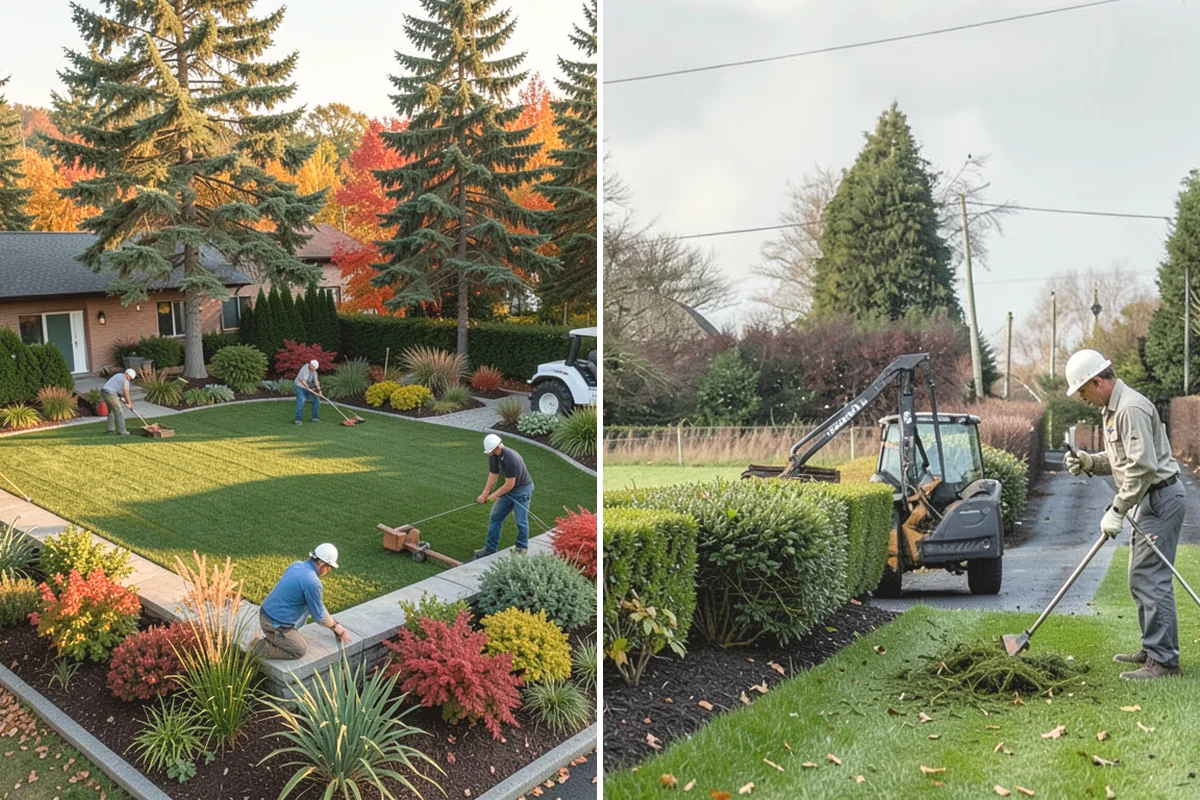 Lawn Edging in North Bend, King County, WA - Mark the edge line along hardscapes and beds